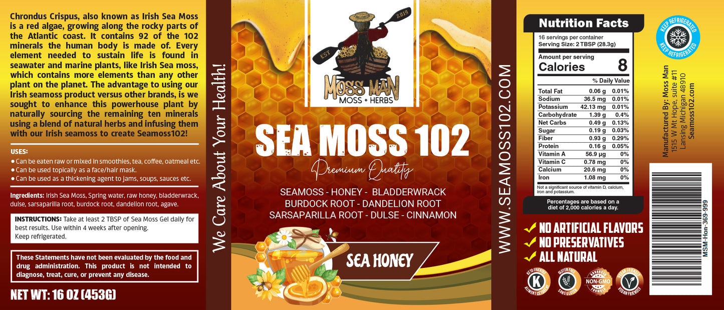 Sea Moss 102 Sea Honey