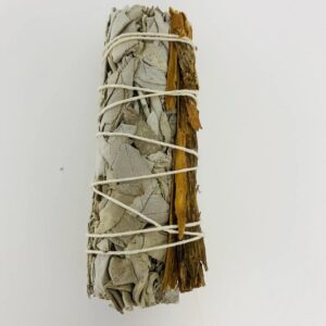 Cinnamon with White Sage smudge bundle