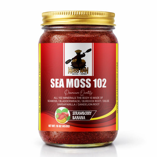 Sea Moss 102 Strawberry Banana