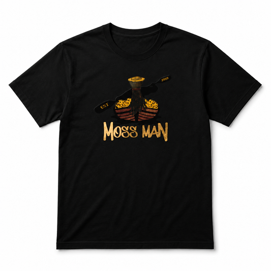 Moss Man Logo Tee front
