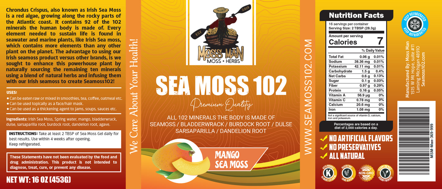Sea Moss 102 Mango