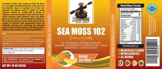 Sea Moss 102 Mango