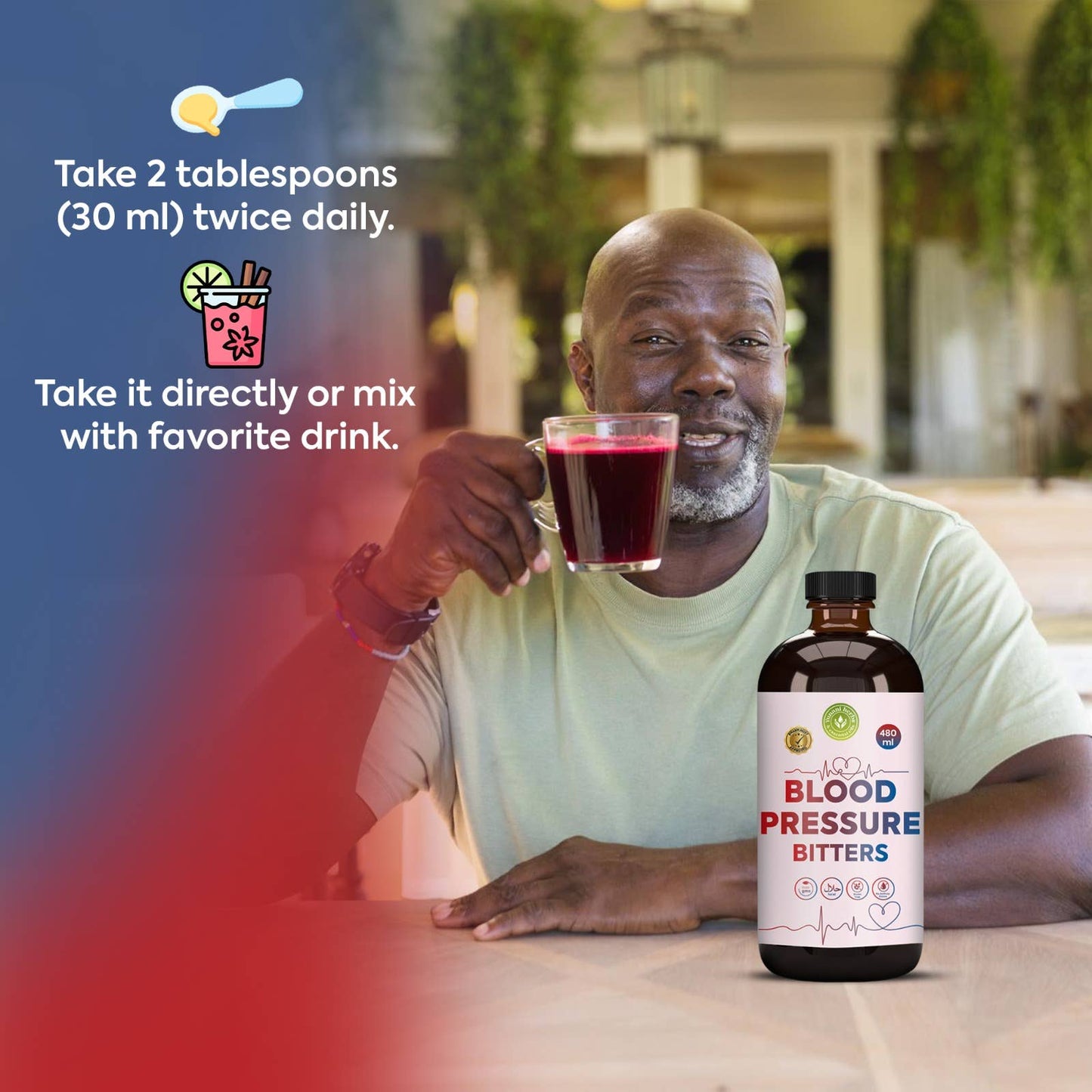 Blood Pressure Bitters 480 mls