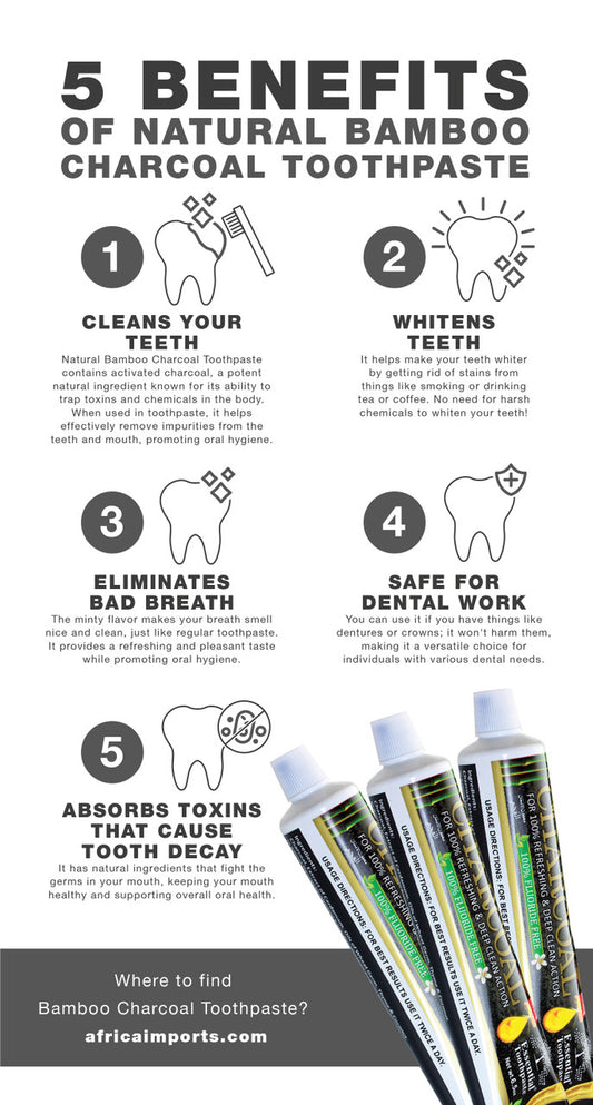 Natural Bamboo Charcoal Toothpaste