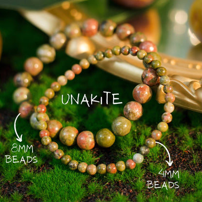 Green Aventurine Bead Bracelet — 8 mm