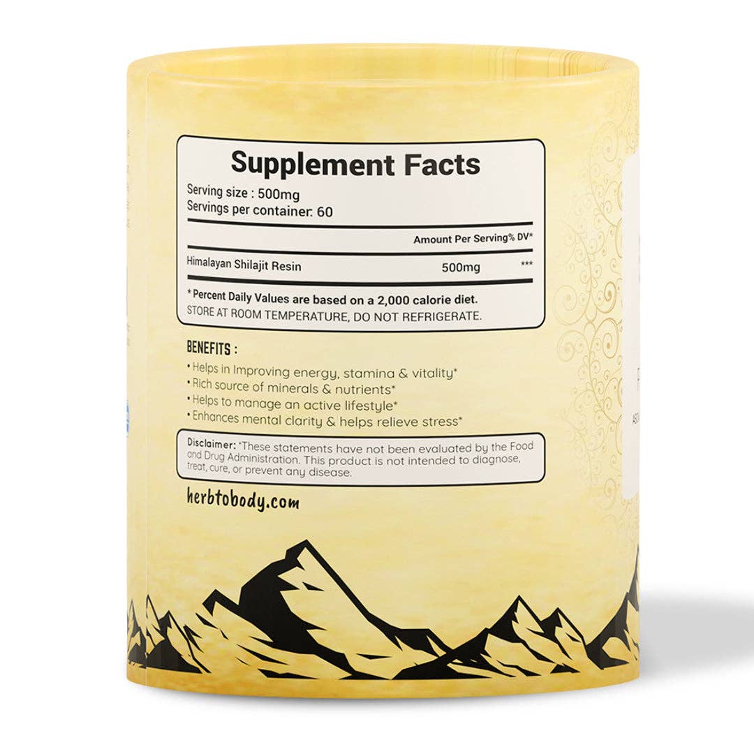 Himalayan Shilajit Resin | High-Altitude Botanical Extract