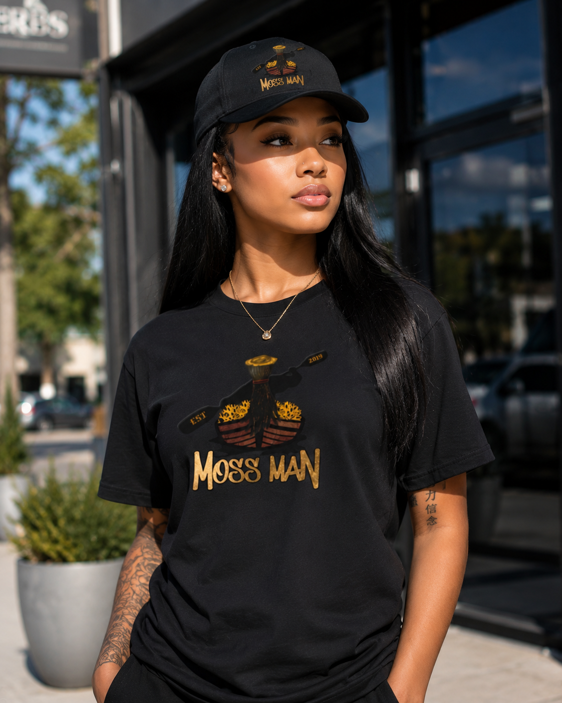 Moss Man Logo Tee