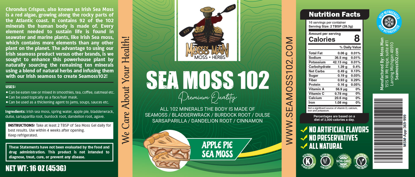 Sea Moss 102 Apple Pie