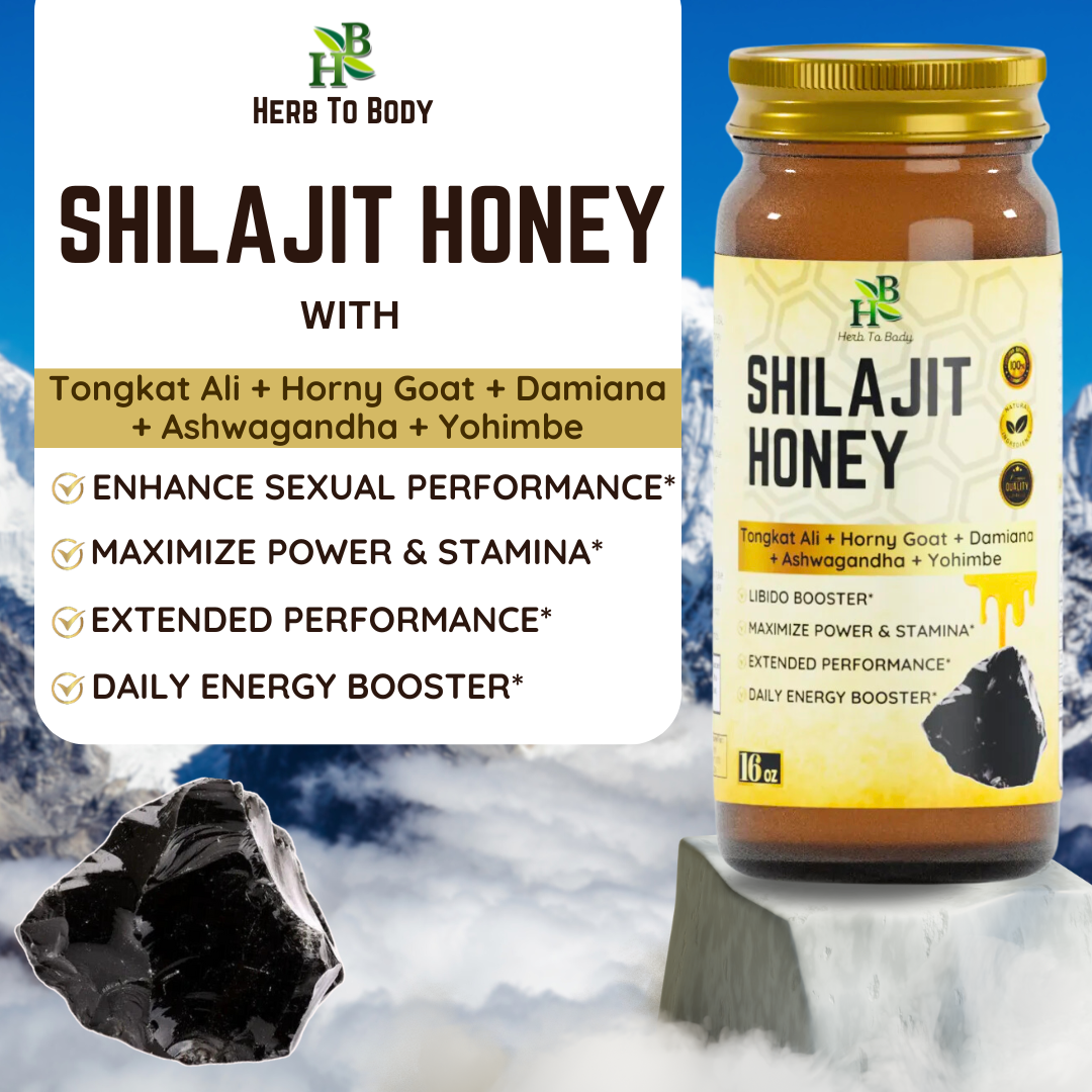 Shilajit Honey 16oz | Shilajit and Honey Blend