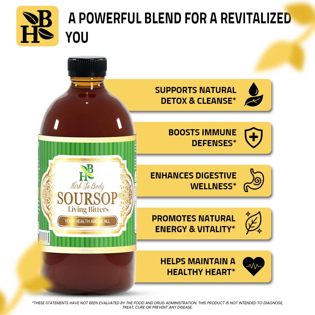 Soursop Bitters 16oz - Botanical Blend