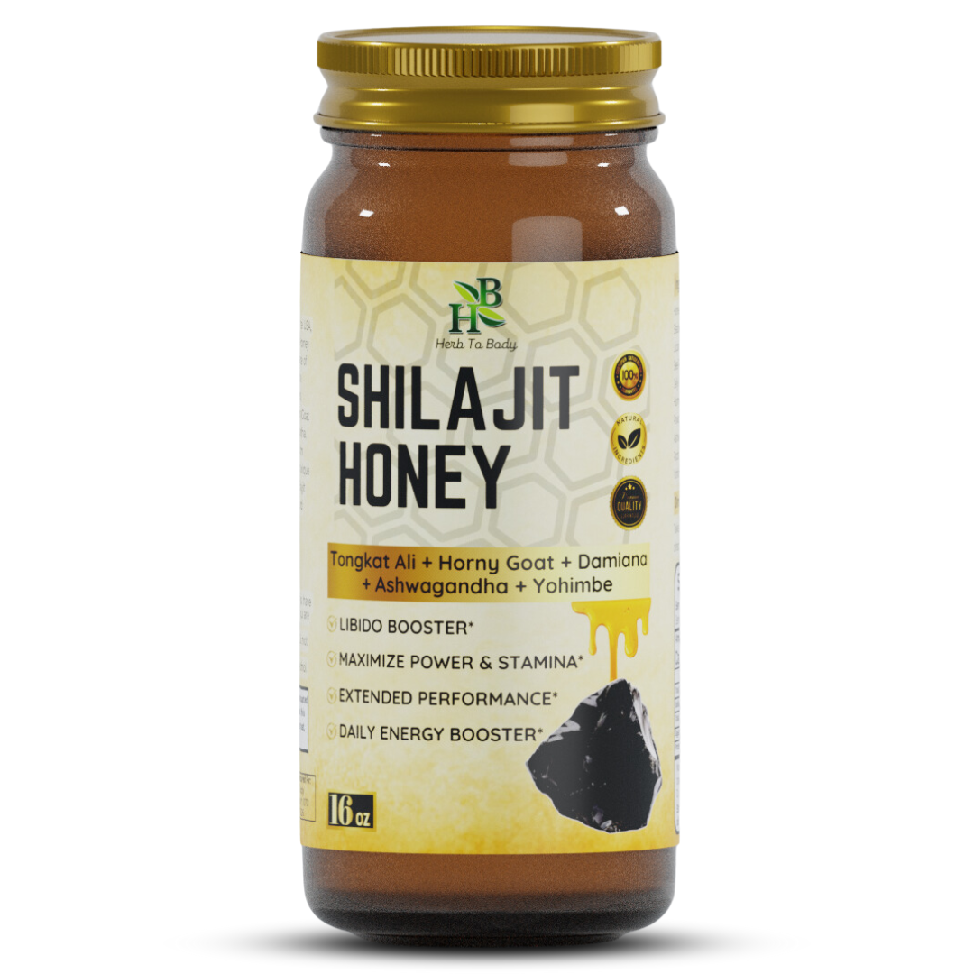 Shilajit Honey 16oz | Shilajit and Honey Blend
