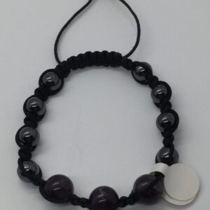 Bracelet - Magnetic Hematite & Amethyst