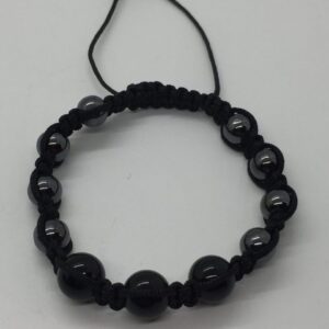 Bracelet - Magnetic Hematite & Black Obsidian